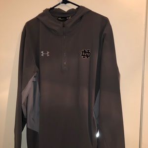 Under Armour Norte Dame university windbreaker